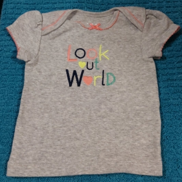 Carters  0-3 month shirt - Picture 1 of 3